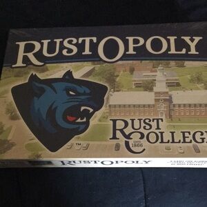 Rustopoly Board Game – Rust College Blue Panther Logo